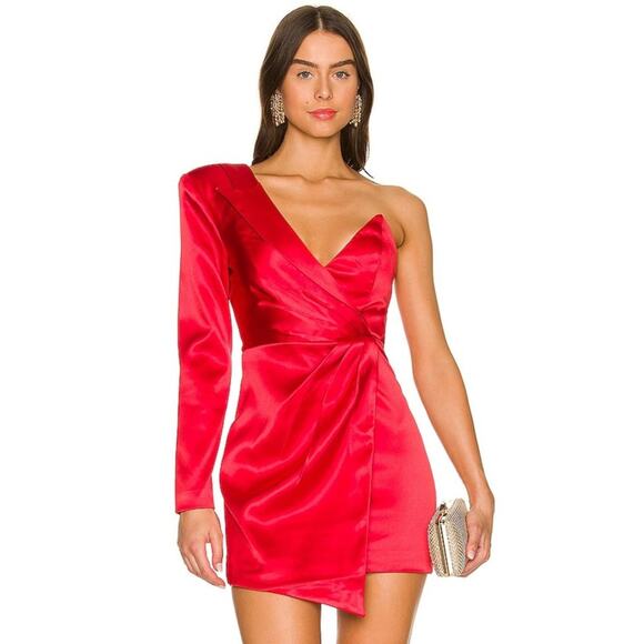 NBD Vanity Mini Dress in Red NWT Size Small